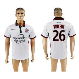 OGC Nice #26 Vincent Away Soccer Club Jersey