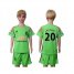 Manchester United #20 Sromero Green Kid Soccer Club Jersey