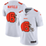 Cleveland Browns #6 Baker Mayfield White Mens Nike Team Logo Dual Overlap Limited NFL Jersey