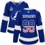 Adidas Tampa Bay Lightning #98 Mikhail Sergachev Blue Home Authentic USA Flag Womens 2020 Stanley Cup Champions Stitched NHL Jersey