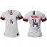 Womens USA #14 Mcdonald Home Soccer Country Jersey