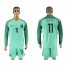 Portugal #11 Vieirinha Away Long Sleeves Soccer Country Jersey