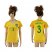 Womens Brazil #3 Miranda Home Soccer Country Jersey