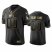 Browns Custom Mens Stitched NFL Vapor Untouchable Limited Black Golden Jersey