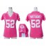 Nike Green Bay Packers #52 Clay Matthews Pink Draft Him Name & Number Top Womens Stitched NFL Elite Jersey