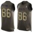Nike Indianapolis Colts #86 Michael Pittman Jr. Green Mens Stitched NFL Limited Salute To Service Tank Top Jersey