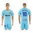 Barcelona #10 Ronaldinho Away Soccer Club Jersey