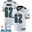 Nike Philadelphia Eagles #62 Jason Kelce White Super Bowl LII Youth Stitched NFL Vapor Untouchable Limited Jersey