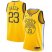 Mens Nike Golden State Warriors #23 Draymond Green Gold NBA Swingman Earned Edition Jersey