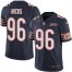 Nike Chicago Bears #96 Akiem Hicks Navy Blue Team Color Mens 100th Season Stitched NFL Vapor Untouchable Limited Jersey
