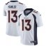 Nike Denver Broncos #13 KJ Hamler White Mens Stitched NFL Vapor Untouchable Limited Jersey