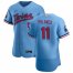 Minnesota Twins #11 Jorge Polanco Mens Nike Light Blue Alternate 2020 60th Season Authentic Team MLB Jersey