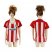 Womens Atletico Madrid Blank Home Soccer Club Jersey