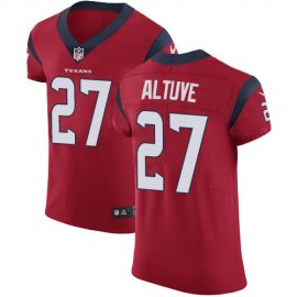 Nike Houston Texans #27 Jose Altuve Red Alternate Mens Stitched NFL Vapor Untouchable Elite Jersey