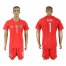 Germany #1 NEUER Red Goalkeeper 2018 FIFA World Cup Soccer Jersey