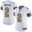 Nike New Orleans Saints #2 Jameis Winston White Womens Stitched NFL Limited Rush Jersey