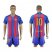 Barcelona #10 Messi Home With Blue Shorts Soccer Club Jersey
