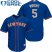 New York Mets #5 David Wright Blue(Grey NO.) Cool Base Stitched Youth MLB Jersey