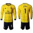 Arsenal #1 Leno Away Long Sleeves Soccer Club Jersey