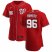 Washington Nationals #96 Seth Romero Mens Nike Red Alternate 2020 Authentic Player MLB Jersey