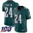 Nike Philadelphia Eagles #24 Darius Slay Jr Green Team Color Mens Stitched NFL 100th Season Vapor Untouchable Limited Jersey