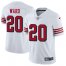 Nike San Francisco 49ers #20 Jimmie Ward White Rush Mens Stitched NFL Vapor Untouchable Limited Jersey
