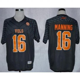 Tennessee Volunteers 16 Peyton Manning Grey College Football Techfit NCAA Jersey