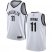 Nets #11 Kyrie Irving White Youth Basketball Swingman Association Edition Jersey