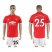Manchester United #25 Valencia Red Home Soccer Club Jersey