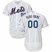 New York Mets Majestic Home Flex Base Authentic Collection Custom Jersey White