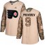 Adidas Philadelphia Flyers #9 Ivan Provorov Camo Authentic 2017 Veterans Day Stitched NHL Jersey