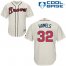 Atlanta Braves #32 Cole Hamels Cream New Cool Base Stitched Youth MLB Jersey