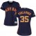 Houston Astros #35 Justin Verlander Navy Blue 2018 Gold Program Cool Base Womens Stitched MLB Jersey