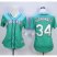 Seattle Mariners #34 Felix Hernandez Green Alternate Womens Stitched MLB Jersey
