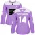 Adidas Philadelphia Flyers #14 Sean Couturier Purple Authentic Fights Cancer Womens Stitched NHL Jersey