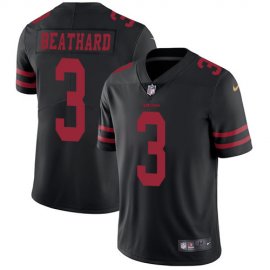 Nike San Francisco 49ers #3 C.J. Beathard Black Alternate Youth Stitched NFL Vapor Untouchable Limited Jersey