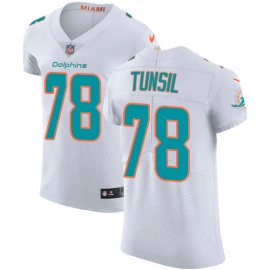 Nike Miami Dolphins #78 Laremy Tunsil White Mens Stitched NFL Vapor Untouchable Elite Jersey