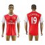 Arsenal #19 S.Cazorla Home Soccer Club Jersey