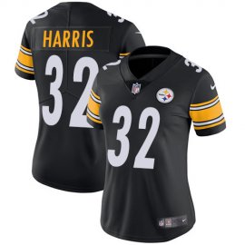 Nike Pittsburgh Steelers #32 Franco Harris Black Team Color Womens Stitched NFL Vapor Untouchable Limited Jersey