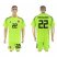 Colombia #22 CASTELLANOS Fluorescent Green Goalkeeper 2018 FIFA World Cup Soccer Jersey