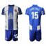 Espanyol #15 David Lopez Home Soccer Club Jersey