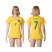 Womens Brazil #7 D.Costa Home Soccer Country Jersey