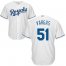 Kansas City Royals #51 Jason Vargas White Cool Base Stitched Youth MLB Jersey