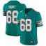 Nike Miami Dolphins #68 Robert Hunt Aqua Green Alternate Mens Stitched NFL Vapor Untouchable Limited Jersey