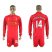 Liverpool #14 Henderson Home Long Sleeves Soccer Club Jersey