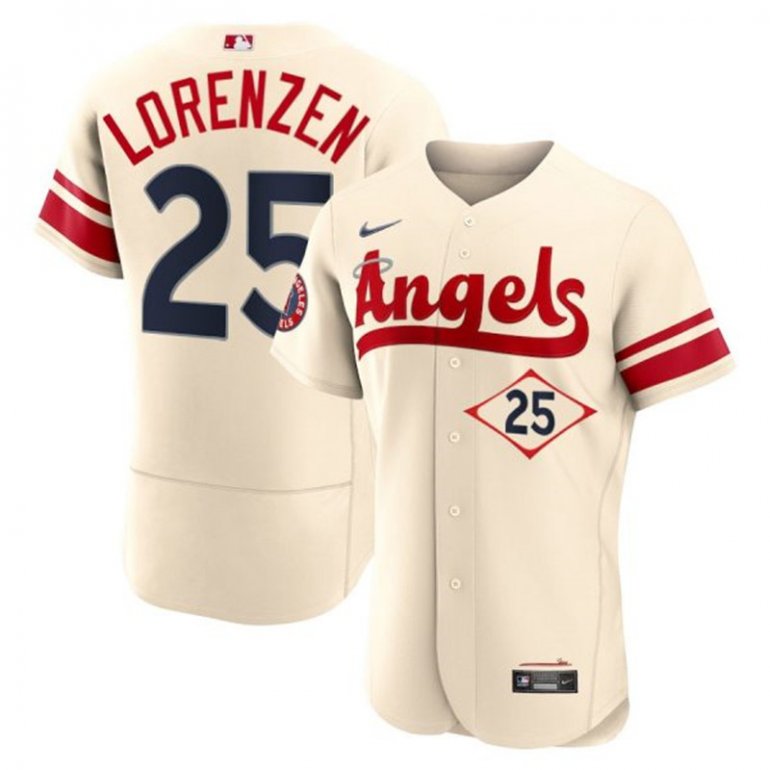 Angels 25 Michael Lorenzen Cream 2022 City Connect Flexbase Jersey Angels 25 Michael Lorenzen Cream 2022 City Connect Flexbase Jersey
