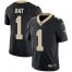 Nike New Orleans Saints #1 Who Dat Black Team Color Mens Stitched NFL Vapor Untouchable Limited Jersey