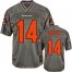 Nike Cincinnati Bengals #14 Andy Dalton Grey Mens Stitched NFL Elite Vapor Jersey