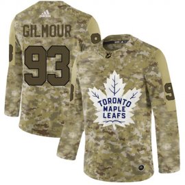 Adidas Toronto Maple Leafs #93 Doug Gilmour Camo Authentic Stitched NHL Jersey