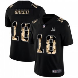 Cincinnati Cincinnati Bengals #18 A.J. Green Carbon Black Vapor Statue Of Liberty Limited NFL Jersey